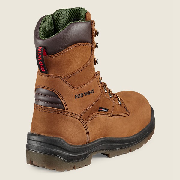 Botas de Seguridad Red Wing Hombre Marrom - King Toe® - 8-Inch Insulated Waterproof Toe - 508-QKZMXJ